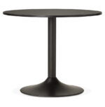 Ronde Tafel KONRAD Zwart 90 cm - Afbeelding 2