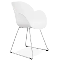 Alterego Design Stoel TESTA Wit AC01410WH
