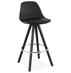 Alterego Barkruk SUPRO MINI Zwart BS02810BLBL
