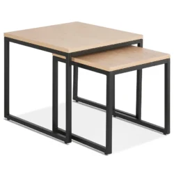 Alterego Design lage tafel GLISS Bruin CT00950NABL